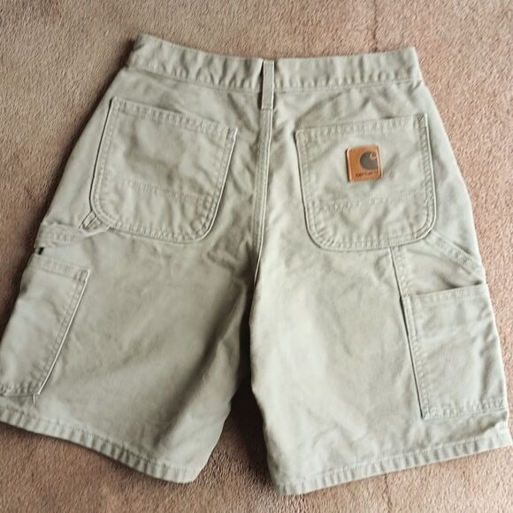 Carharrt Men's Tan Canvas  Utility Work Shorts - Picture 5 of 10